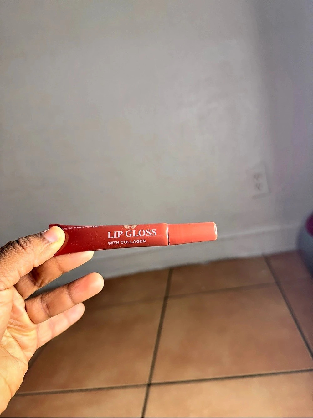 Miss Factor X Lip Gloss with Collagen Red
